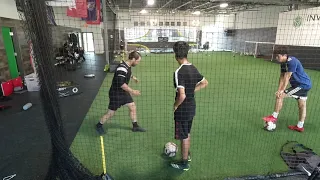 Top-Spin Free-Kick Technique