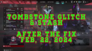 THE NEWEST TOMBSTONE & STASH GLITCH MW3 ZOMBIES