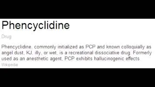 PCP(Phencyclidine) & LSD - Intoxication & Withdrawal