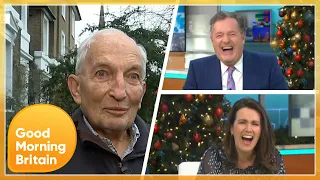 Vaccine Hero 91 Year Old Martin Kenyon Asks Piers ‘Who Are You?’ | Good Morning Britain