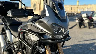 AFRICA TWIN ADVENTURE SPORTS IRIDIUM GREY METALLIC 2023 ! LE GROS TRAIL POUR PARTIR À L’AVENTURE !