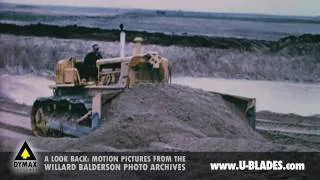 PART 1: Old Caterpillar Dozers Working - The Biggest Yard (from the Willard Balderson archives)