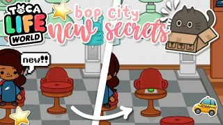 ⭐✈️ bop city new secrets - new secret update!! 📝 | toca life world secrets 🌻🌈