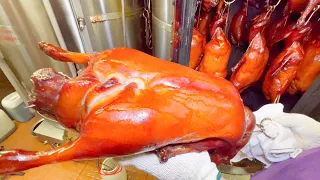 深水埗【大昌燒味】好靚荔枝柴燒鵝 幾代配方 #派百份愛心飯盒Lychee Chai Roast Goose. Hundred copies of high-quality love lunch box