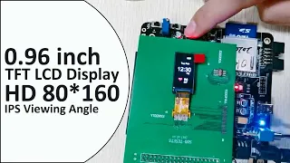 0.96 inch Small Size TFT LCD Display Screen 80*160 1 inch IPS LCD Module SPI Interface ST7735S
