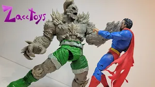 McFarlane Toys Dc Multiverse Death of Superman: Superman vs. Doomsday 2-Pack Action Figure Review!