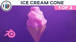 Blender 2.8 Tutorial - How to make an Ice Cream Cone [1 of 2]