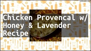 Recipe Chicken Provencal w