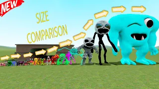 SIZE COMPARISON NEW ALL GARTEN OF BANBAN FAMILY In Garry's Mod!