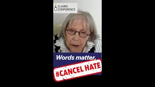 Holocaust Survivor Ruth Steinfeld disputes a social media post denying the Holocaust #CancelHate