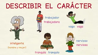 Learning Spanish: Describing personality 😎😥😀