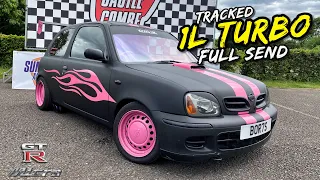 LEGENDARY SENDS IN BORIS THE *1L TURBO* MICRA GTR..