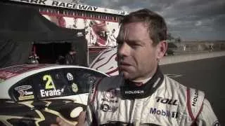 Cadel Evans Holden Racing Team V8 Supercars drive