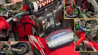 Electric Honda CRF450R-Update, MotorBrackets/Install/FinishingTouches; E&C QS138 70H V3/Votol EM-260