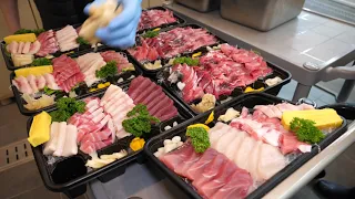 #1 Sushi Master in Korea! Amazing fish cutting skill! / 대한민국 No.1 스시 마스터! 놀라운 물고기 절단 기술!