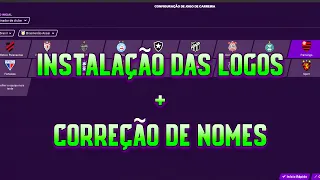 Football Manager 2021 Touch ( INSTALAÇÃO DE LOGOS / CORREÇÃO DE NOMES ) 📲🔥