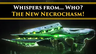 Destiny 2 Lore - Necrochasm's new lore & the mysterious new origins of the Weapons of Sorrow!
