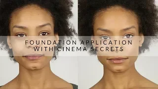 Foundation Application With Cinema Secrets Foundation