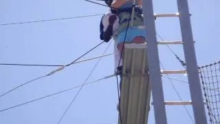 Ellie on the Trapeze in Club Med