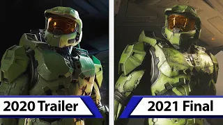 Halo Infinite | 2020 Gameplay VS 2021 Final Build | Graphics Comparison | The Handsome Craig