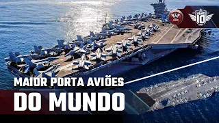 O Maior Porta aviões do Mundo é NUCLEAR ☢️ conheça o USS Gerald R  Ford