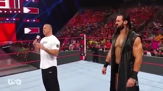 Roman Reigns decks Mr McMahon with a superman punch:smack down