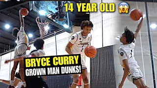 Grown Man Dunks at 14 Years Old?! Bryce Curry Has Hops, Run N Slam Memorial Classic Highlights