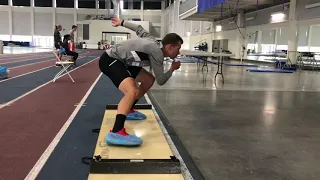 Slideboard workout - OLYMPIAN speedskaters