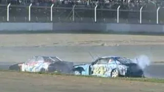 Dramatic crash on D1GP 07