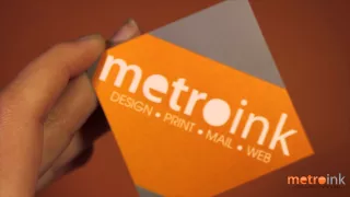 Metroink Square Business Card