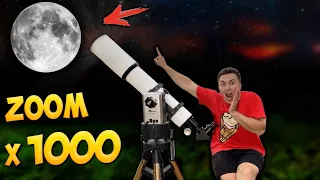 QUE SE VE con el TELESCOPIO MAS POTENTE con ZOOM de 1000 VECES