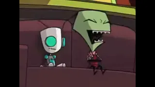 Zim and Gir just laugh