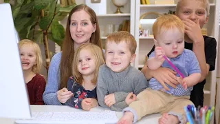 how I run my online business with FIVE KIDS at home