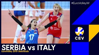 Serbia vs Italy I #EuroVolleyW 2019 - Semi Final I FULL MATCH