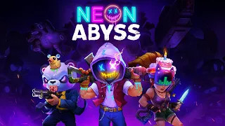 Neon Abyss - Gameplay & Boss Fights ( PC ) I Roguelike Pets gathering Shoot 'Em Up