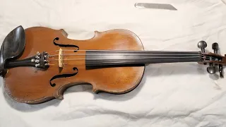 Реставрация старинной скрипки Antonius Stradivarius Cremonensis