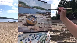 Painting a Dinghy in Passamaquoddy Bay, Time Lapse