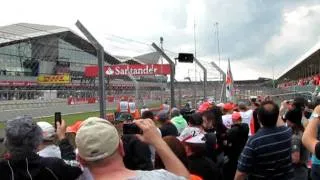 F1 British Grand Prix 2011 Silverstone race start