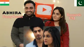 Pakistani reaction to Abhira funny scenes & Romantic VM | Abhimanyu and Akshara | Desi H&D Music