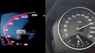 BMW M135i F40 vs BMW M235i F22 100-200 km/h Acceleration (60-120mph) M140i vs M240i