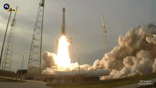 An Atlas 5 rocket launches the Boeing OFT-2 mission to ISS, testing the new Starliner crew vehicle