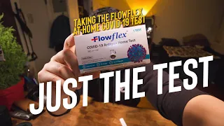 Taking Flowflex At-Home Covid-19 Test