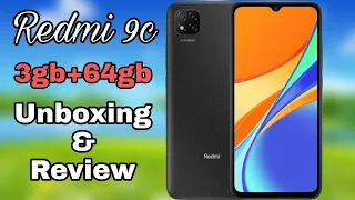 Redmi 9c 3gb+64gb Mobile Unboxing & Review #redmi9c