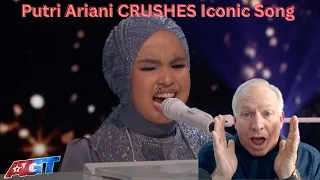 PUTRI ARIANI "Don't Let the Sun Go Down on Me" by Elton John.  WOW!!  It's HER SONG NOW!  Reaction