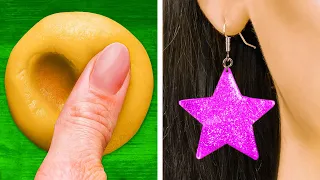 Cute DIY Jewelry Out Of Clay, 3D-Pen, Resin And Glue Gun | Mini Crafts And Accessories