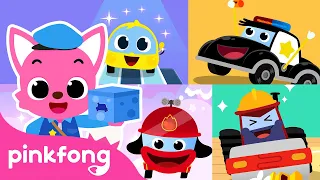 Airplane, Super Fast Train and More Car Songs for Kids | Pinkfong Baby Shark Official