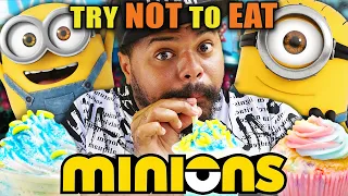 Try Not To Eat - Minions At Universal Studios! | (Banana Pudding, Felonious Float, Cotton Candy)