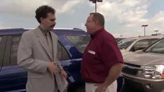 Borat buying a car (pussy magnet)