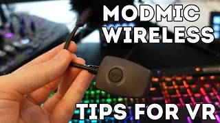 Get the most out of the Antlion ModMic Wireless for VR - tips and thoughts