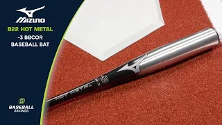 2022 Mizuno B22 Hot Metal BBCOR Baseball Bat Overview by Baseball Savings
